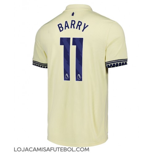 Camisa de Futebol Everton Thierno Barry #11 Equipamento Secundário 2025-26 Manga Curta